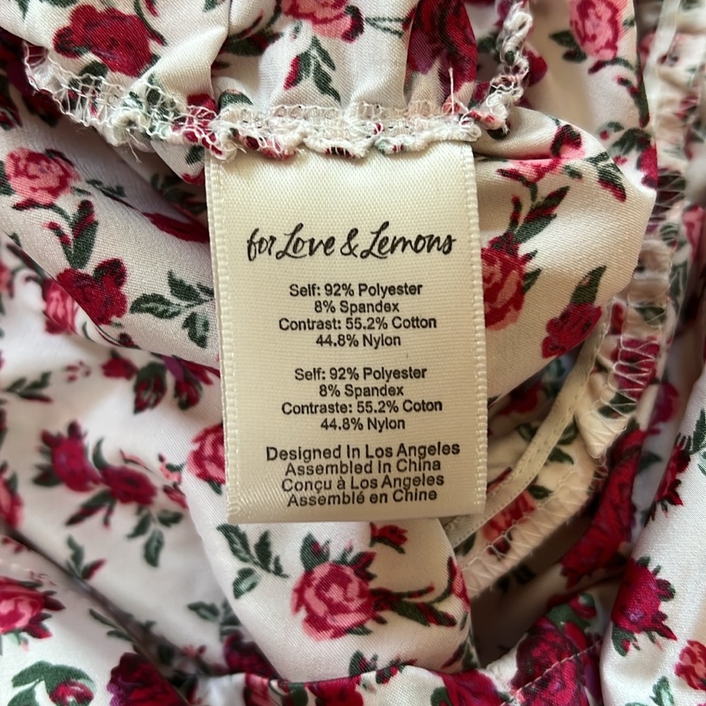 For Love and Lemons Melrose Sz XL. Worn once, excellent pre owned condition. - Picture 9 of 10